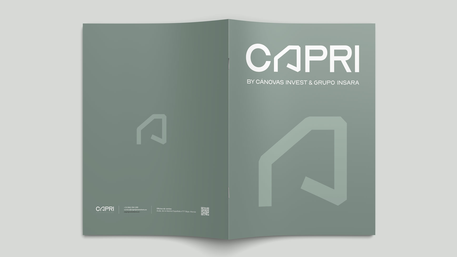 Diseño de carpeta Capri Promotora