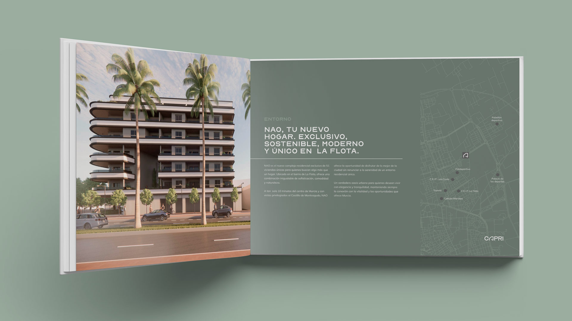 Diseño de catálogo Capri Promotora